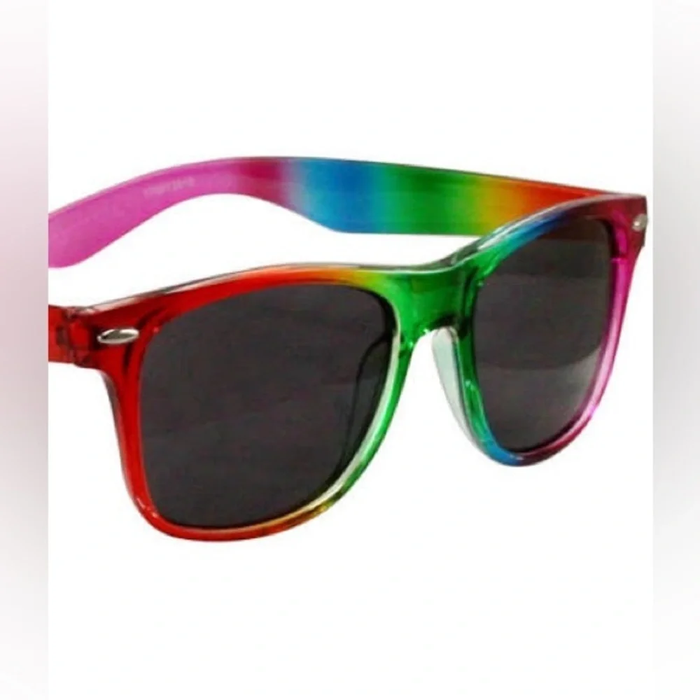 NWT rainbow kids Pride glasses‎